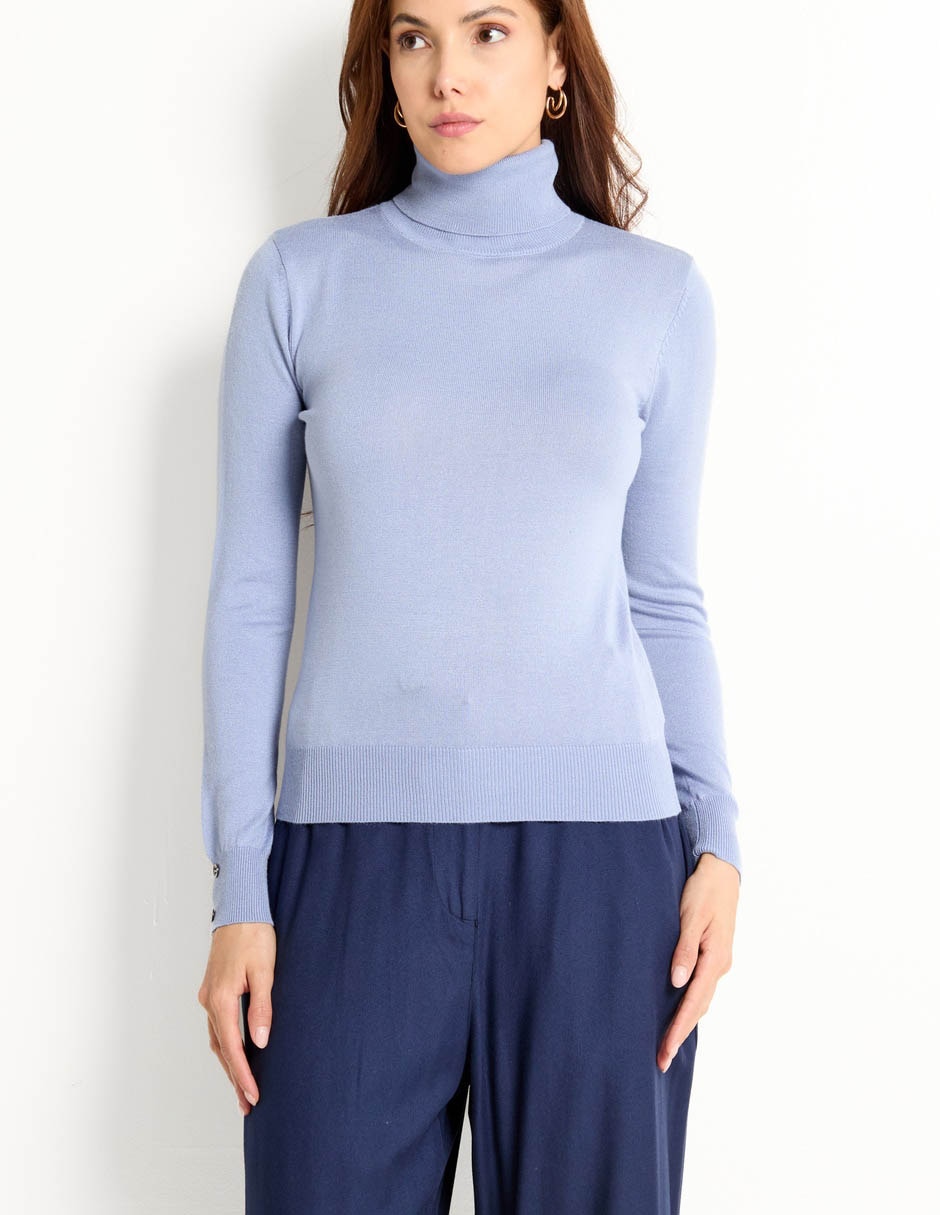 Suéter cuello tortuga para mujer 5