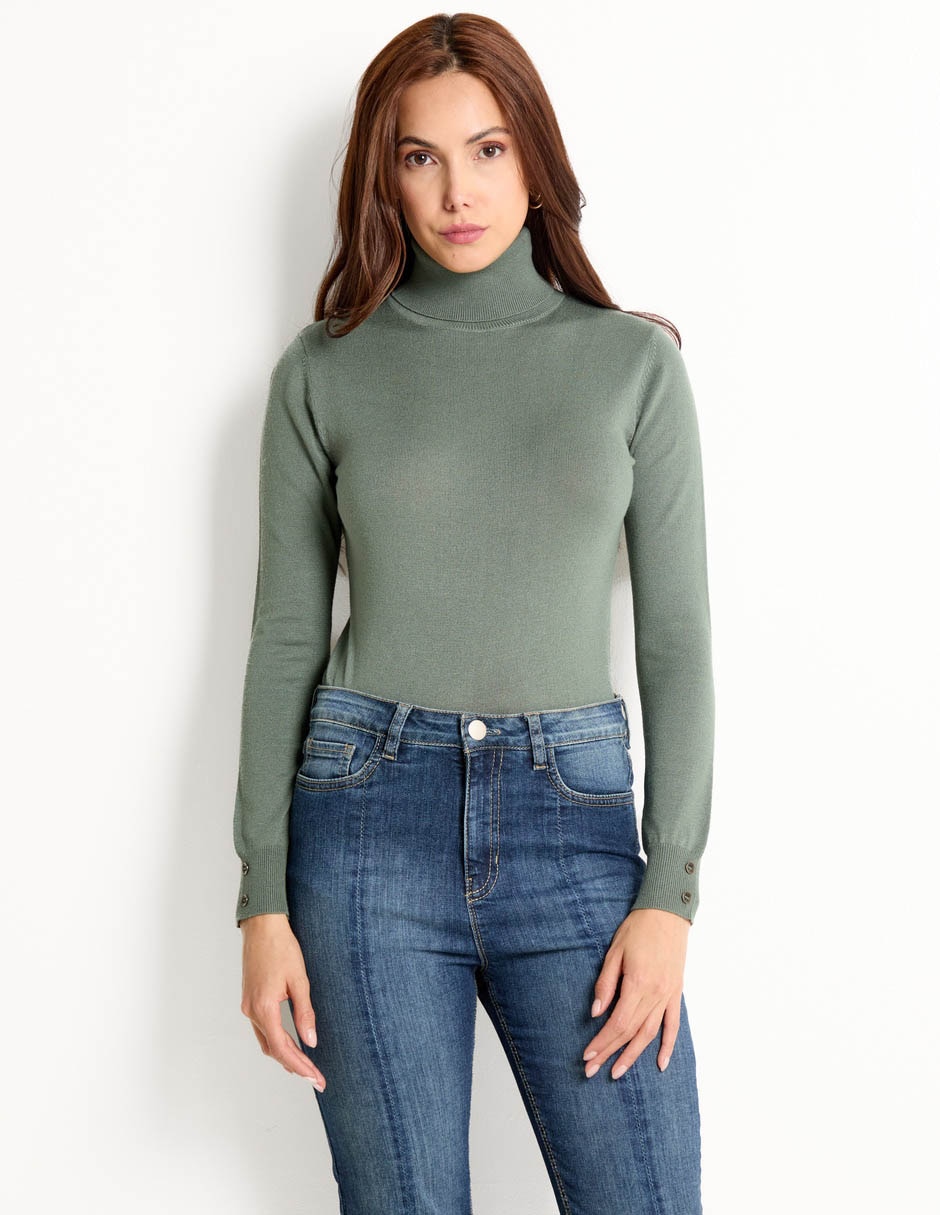 Suéter cuello tortuga para mujer Suéter cuello tortuga para mujer