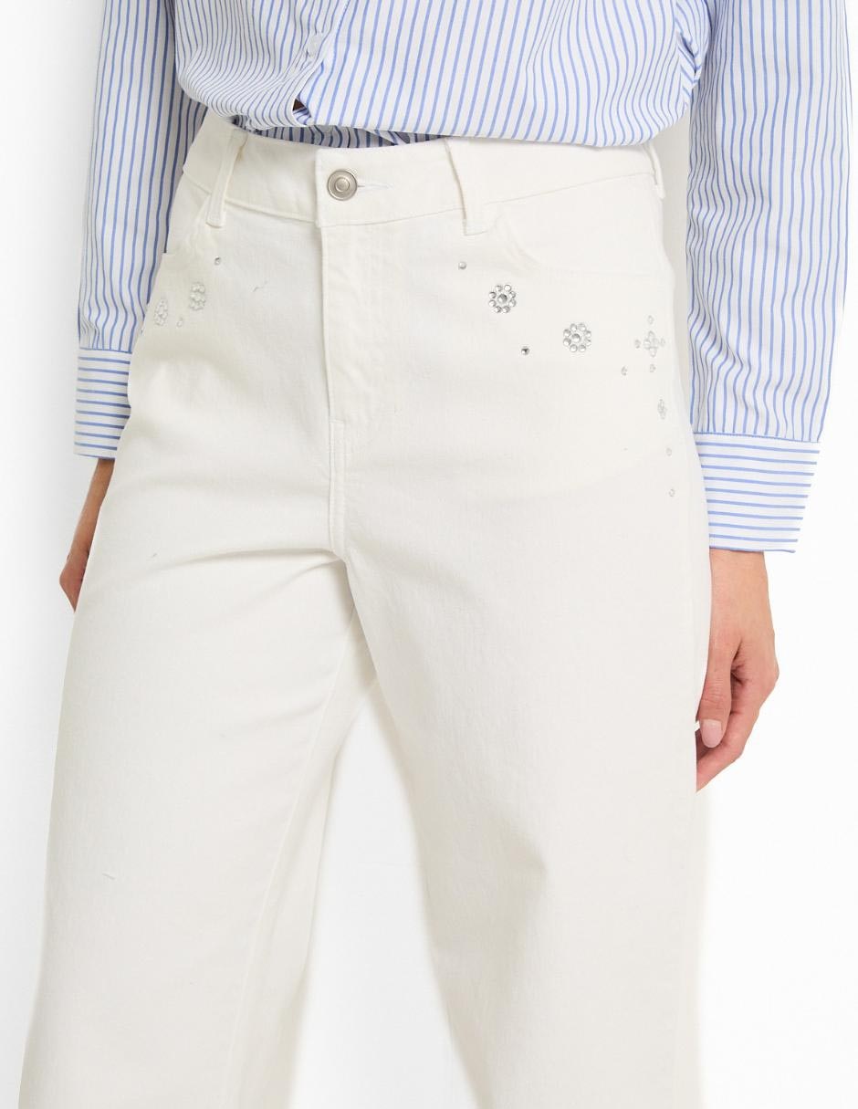 Jeans relaxed amplio para mujer 4