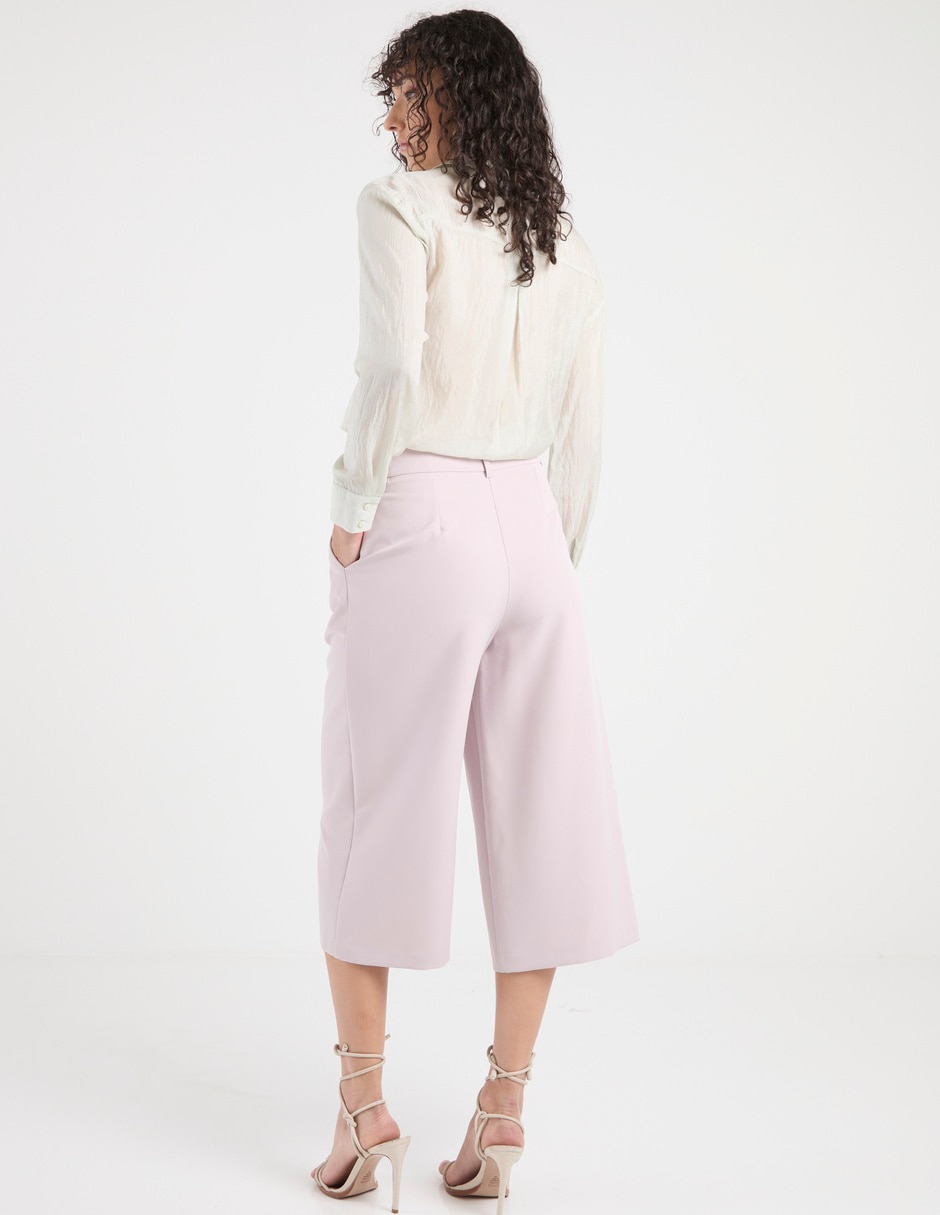 Pantalón coulotte wide leg para mujer 2
