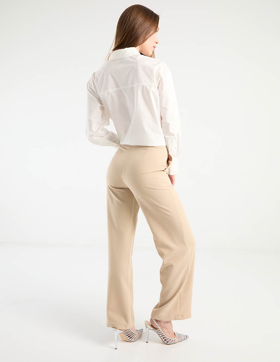 Pantalón de vestir amplio para mujer 6
