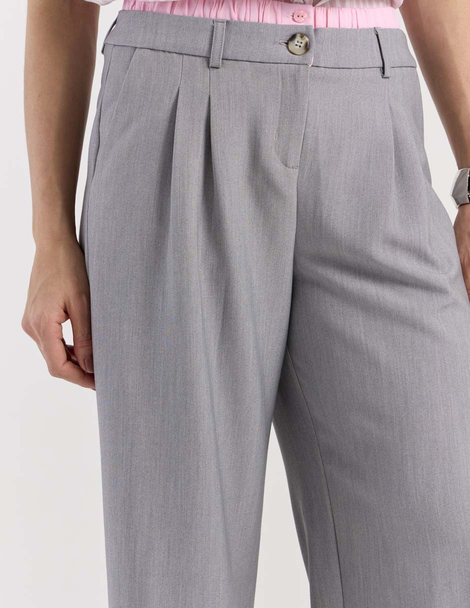 Pantalón de vestir amplio para mujer 4