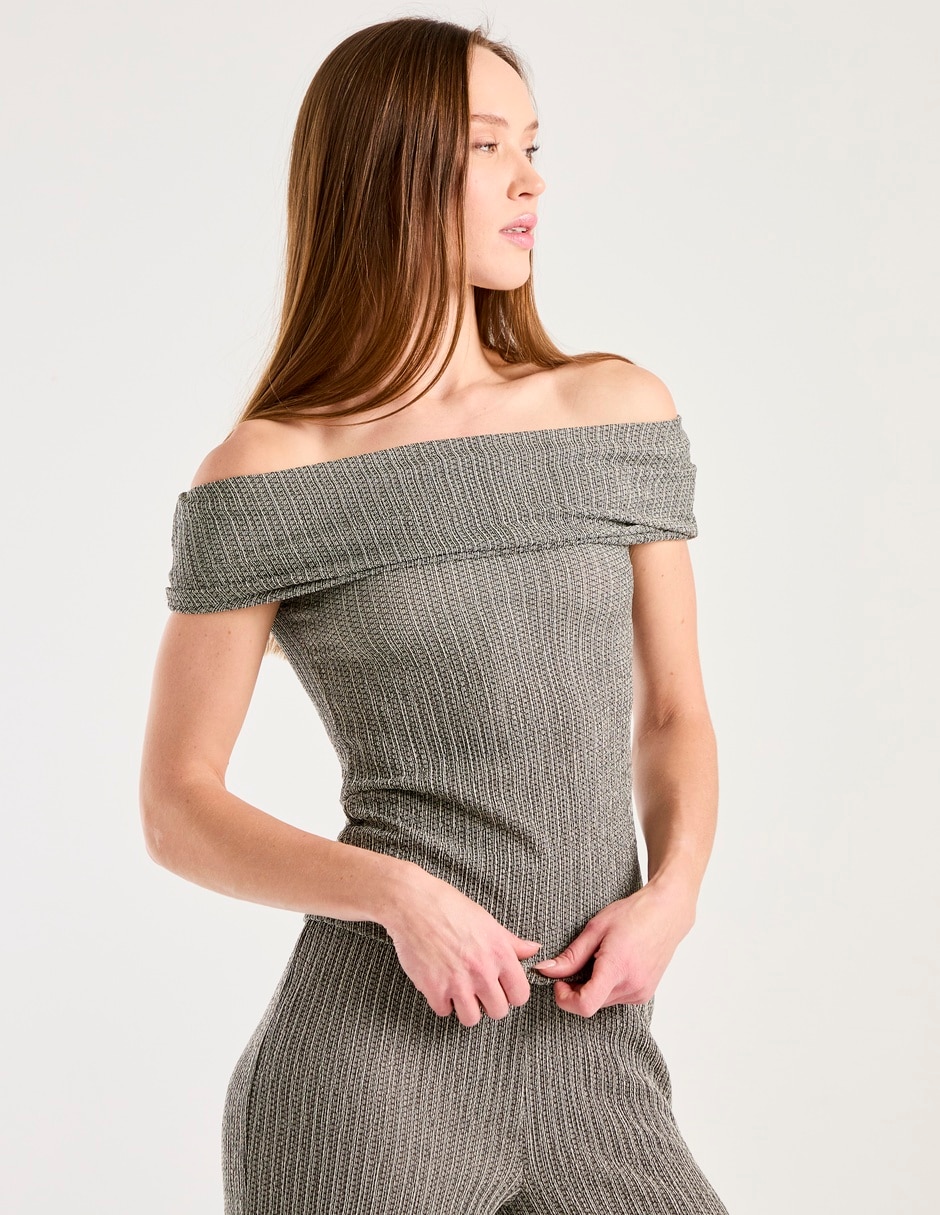 Blusa manga corta para mujer