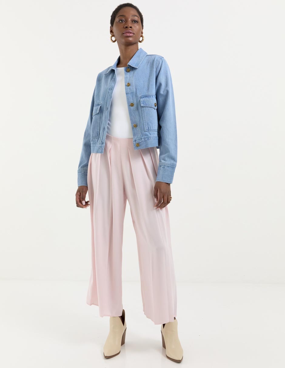 Pantalón relaxed amplio para mujer 3