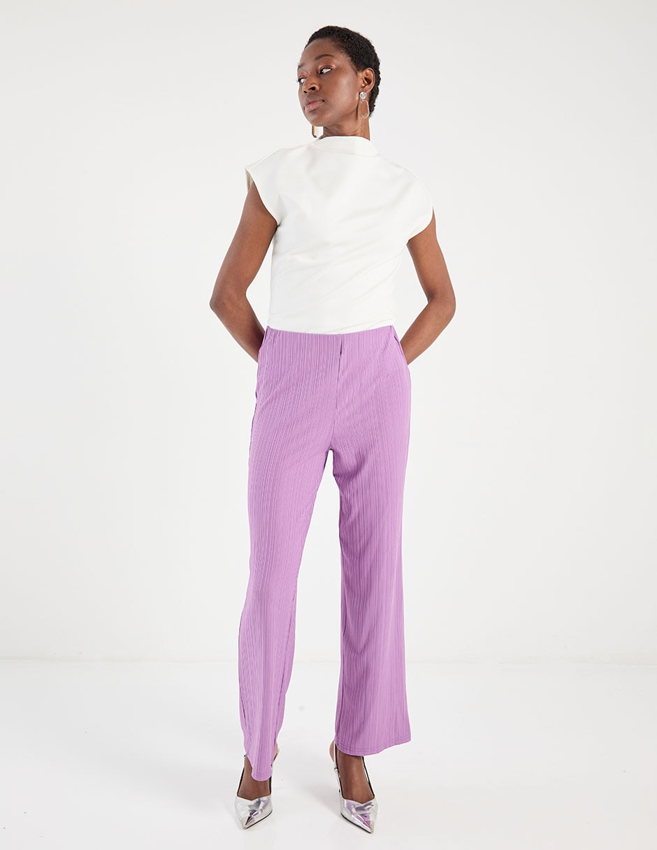 PANTALON METROPOL, M, LAVANDA DIAMANTE