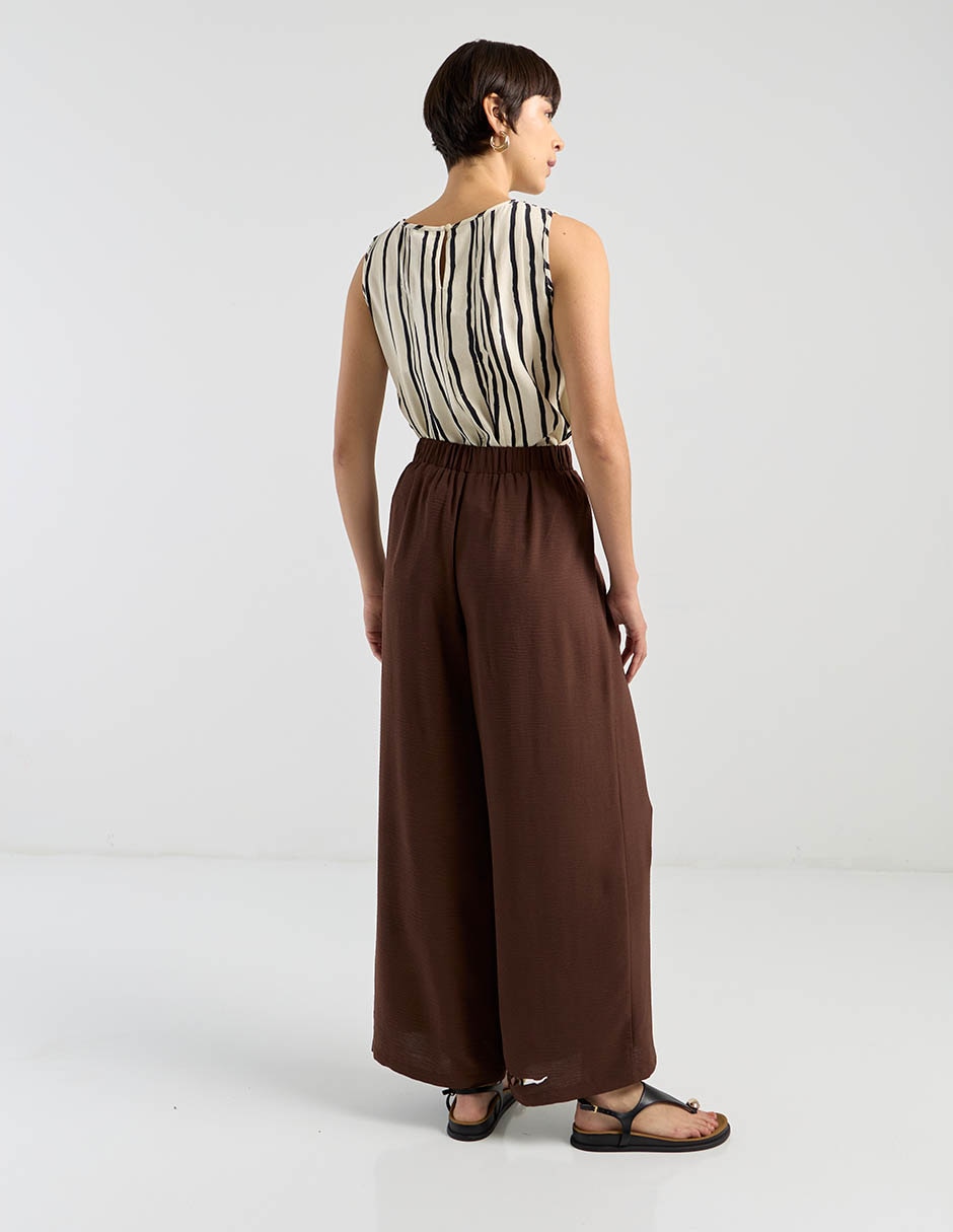 Pantalón relaxed wide leg para mujer 2
