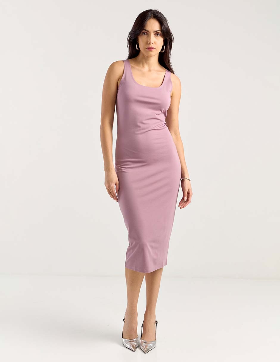 Vestido midi casual para mujer Vestido midi casual para mujer