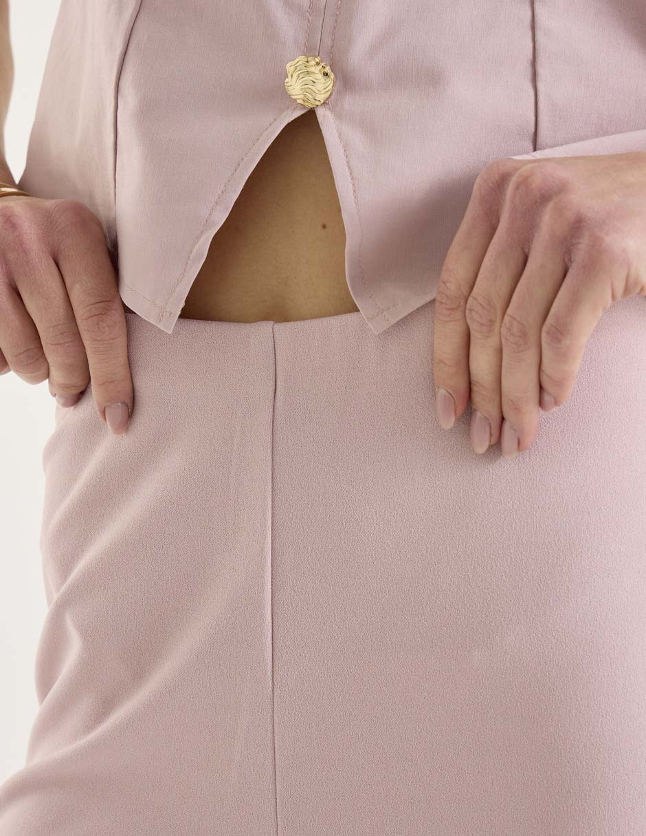 Pantalón relaxed flare para mujer 4
