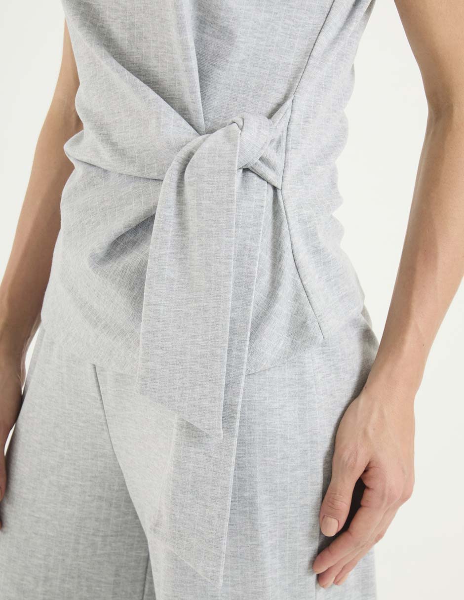 Blusa manga corta para mujer 4