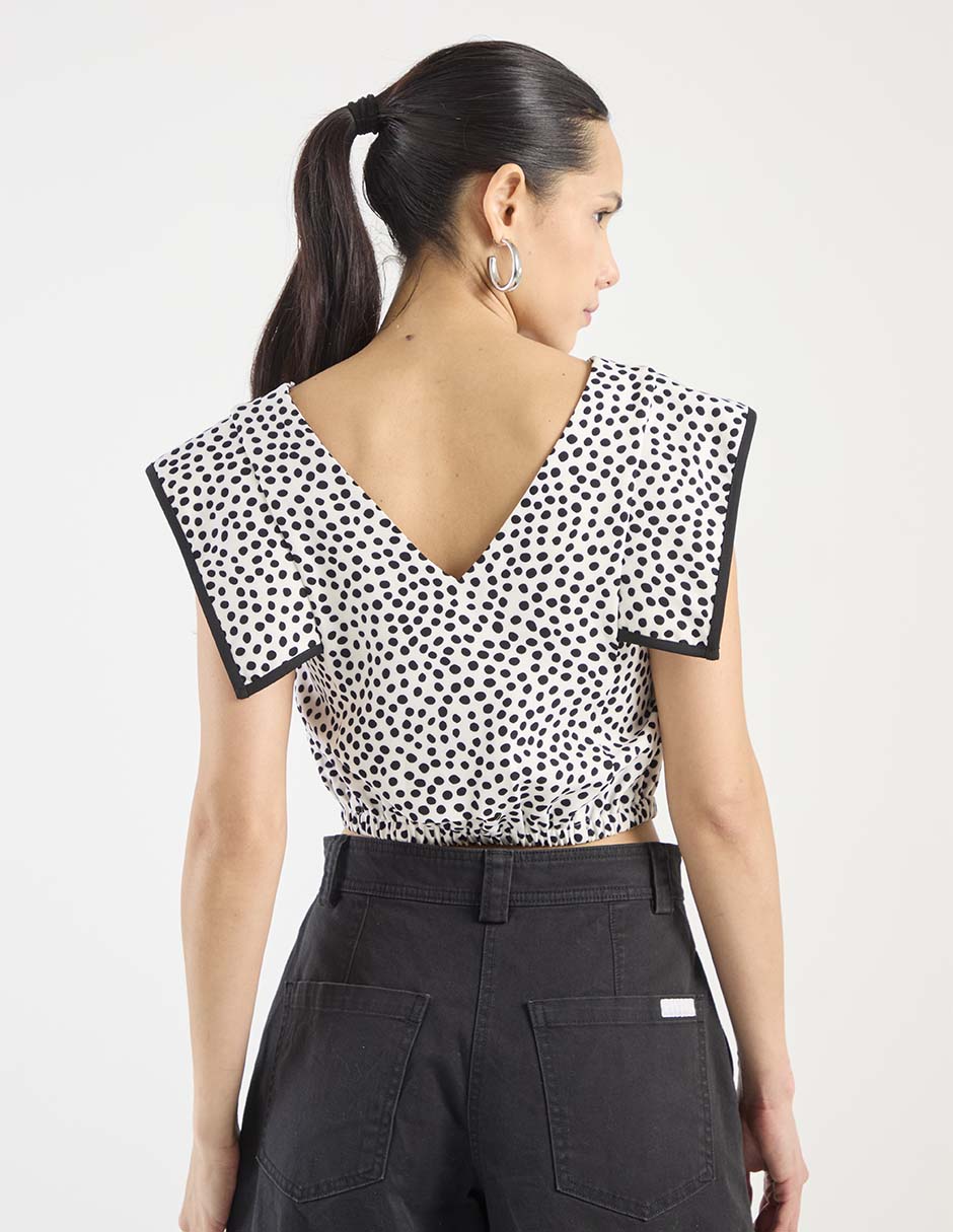 Blusa manga corta para mujer 2