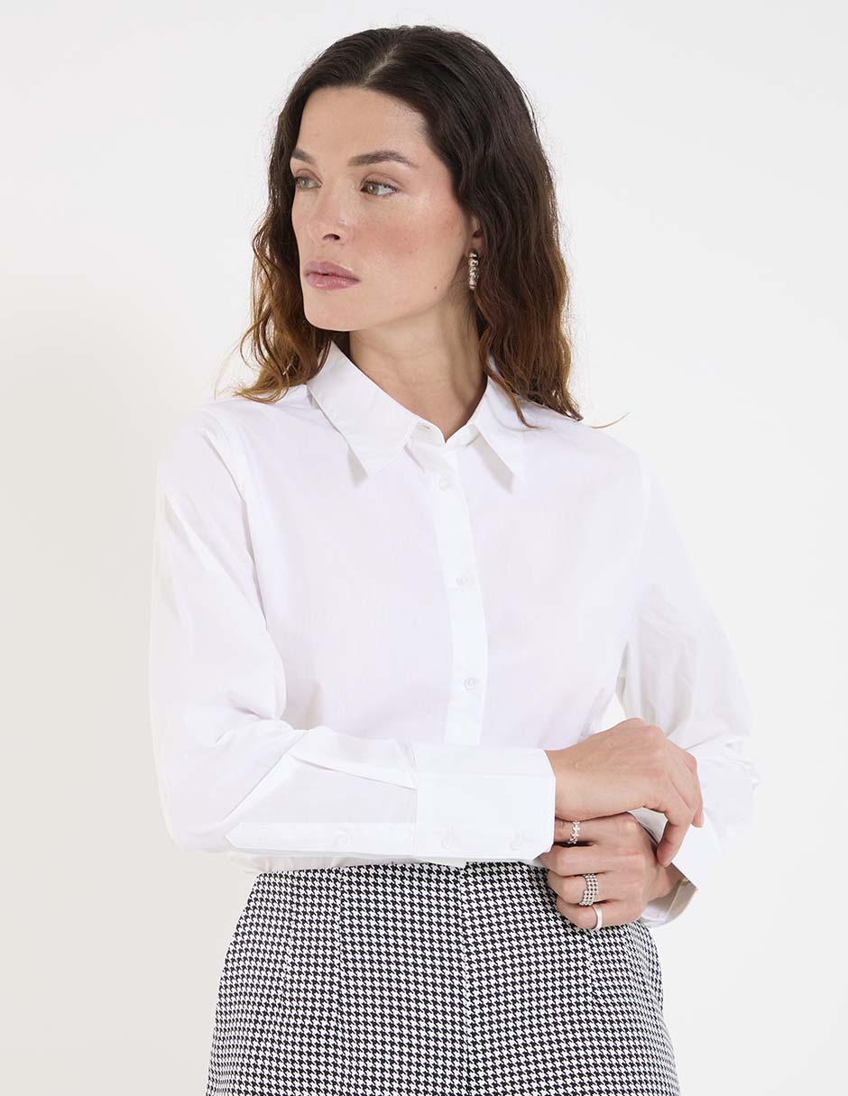 Blusa manga larga para mujer