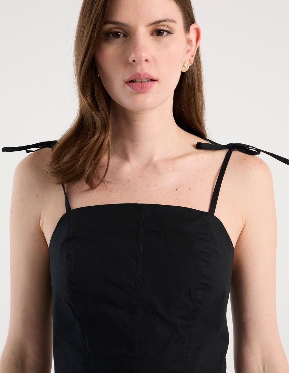Vestido arriba rodilla casual para mujer 4