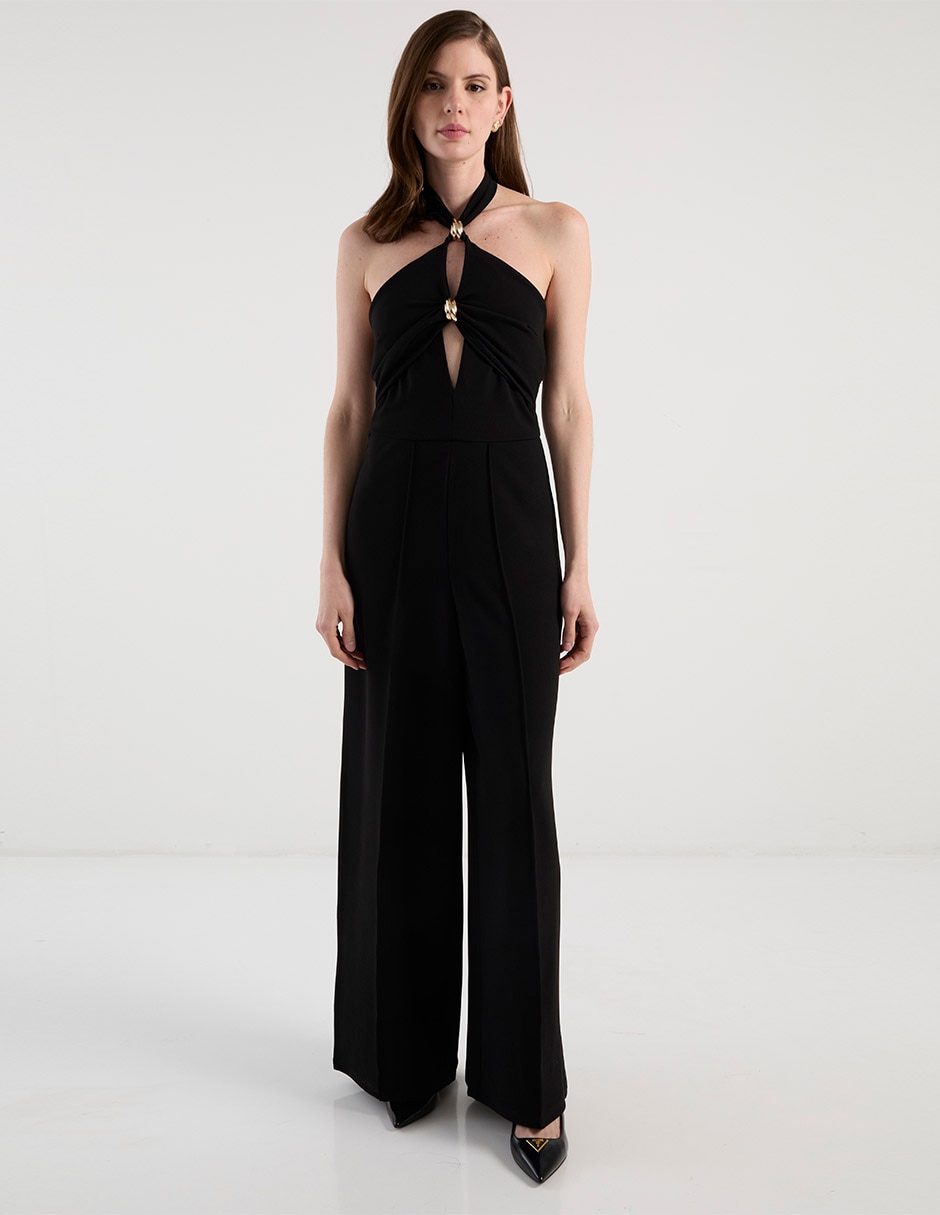 Jumpsuit formal estampado liso para mujer Jumpsuit formal estampado liso para mujer