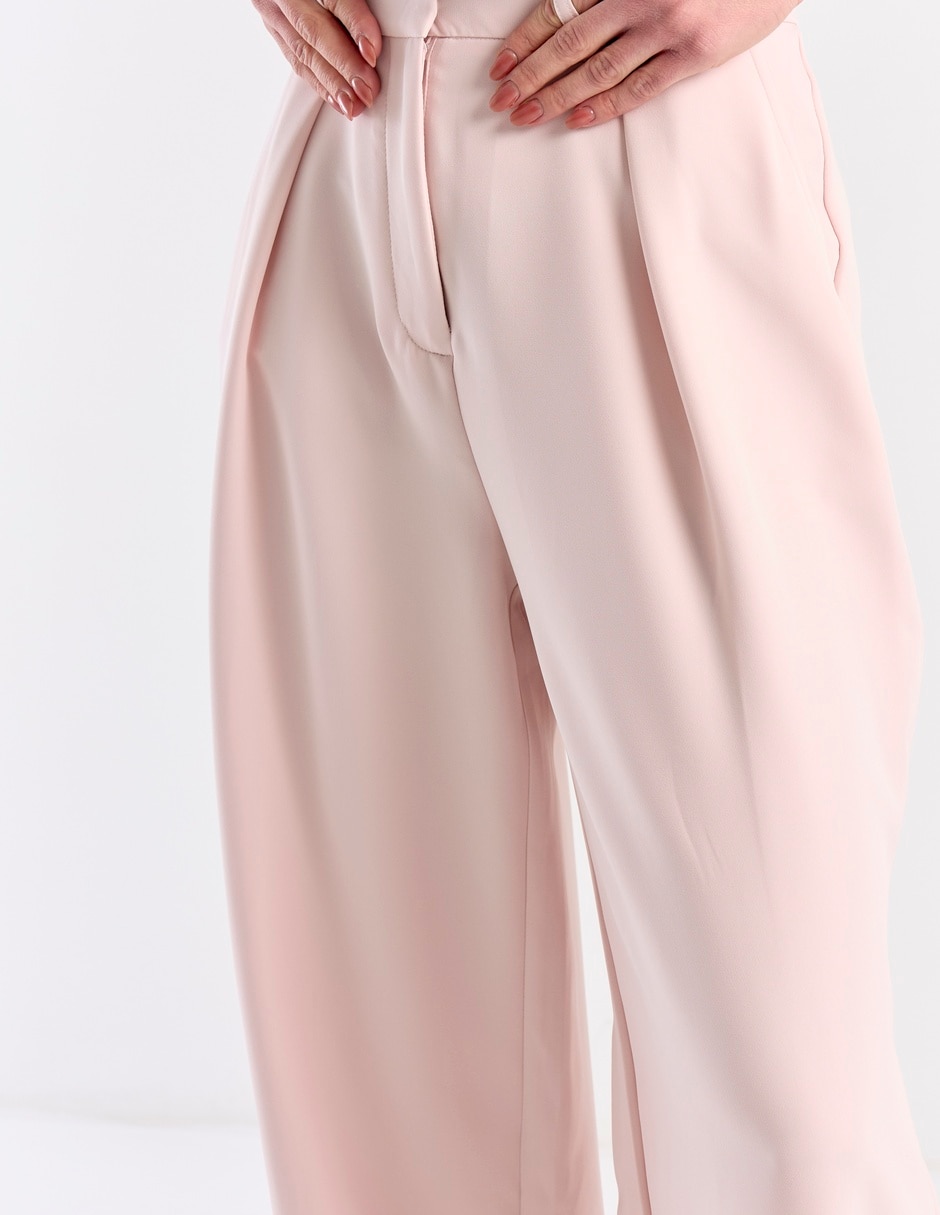 Pantalón de vestir wide leg para mujer 5