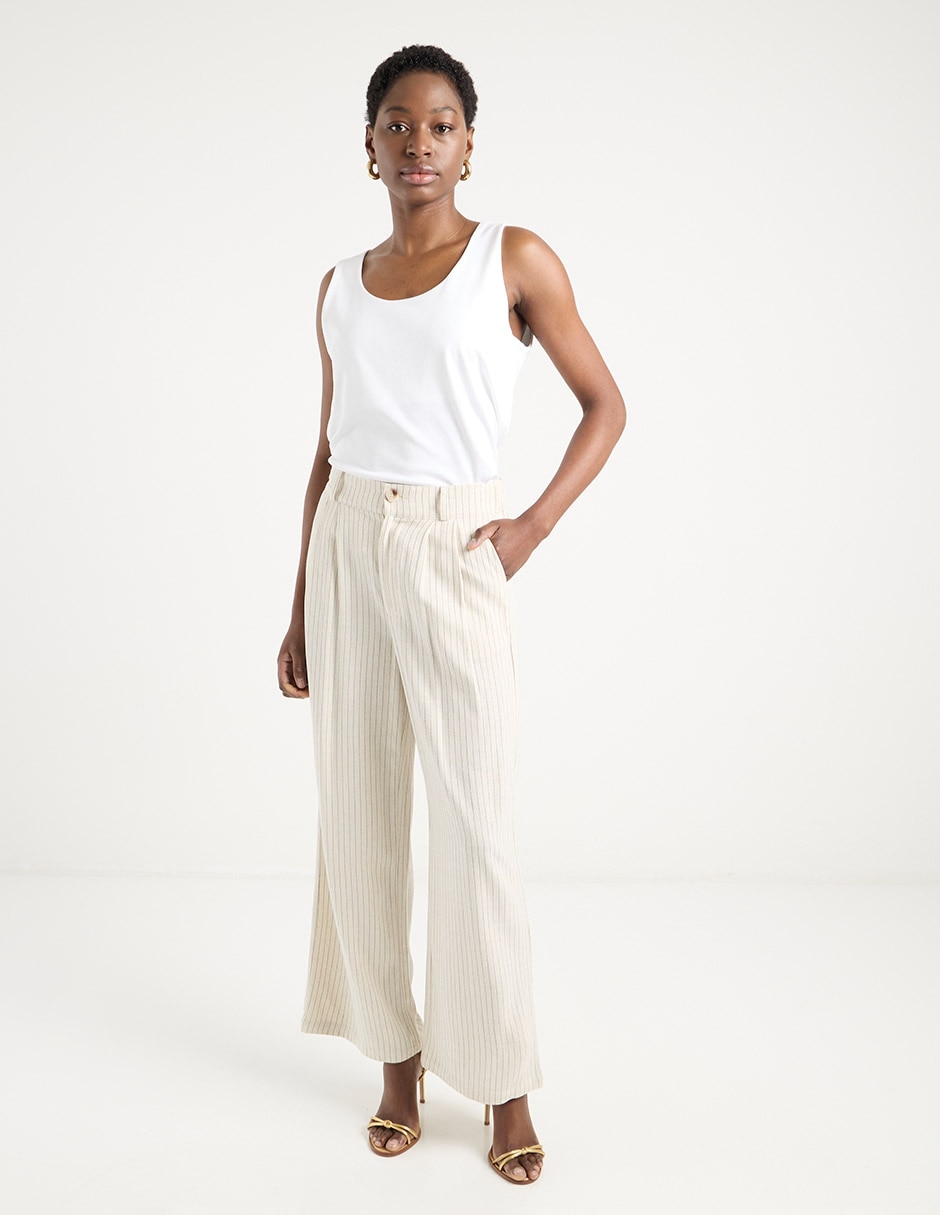 Pantalón relaxed amplio para mujer 2