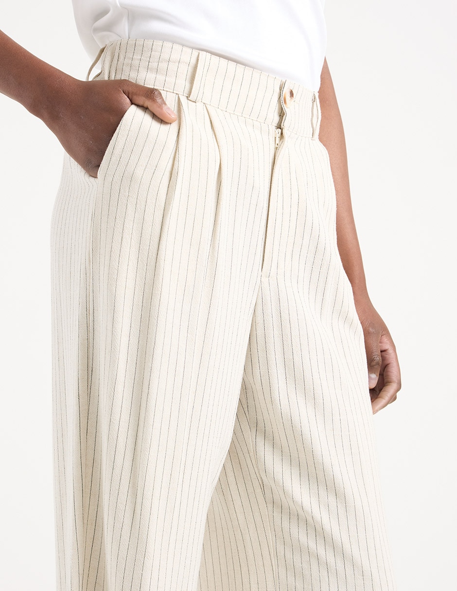Pantalón relaxed amplio para mujer 4