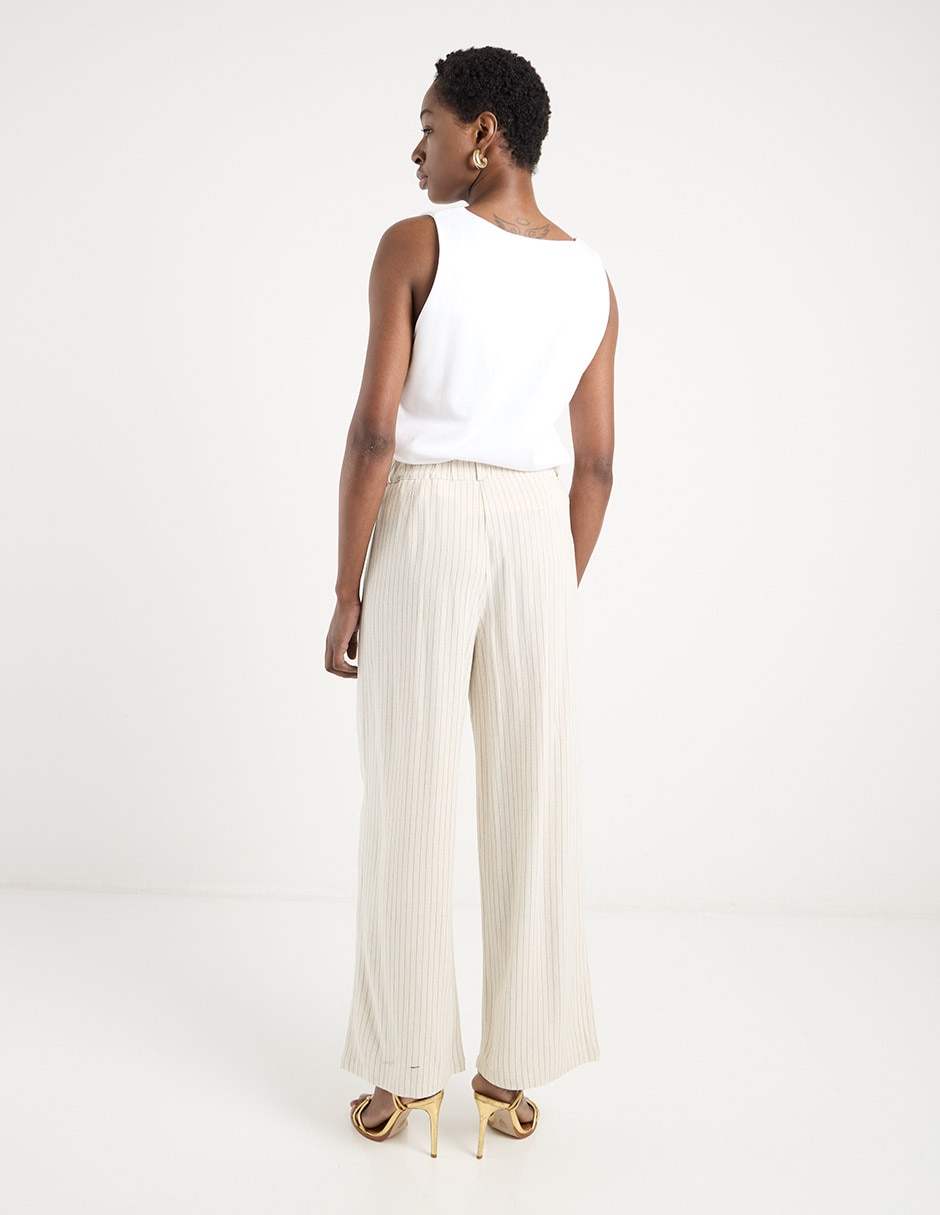 Pantalón relaxed amplio para mujer 6