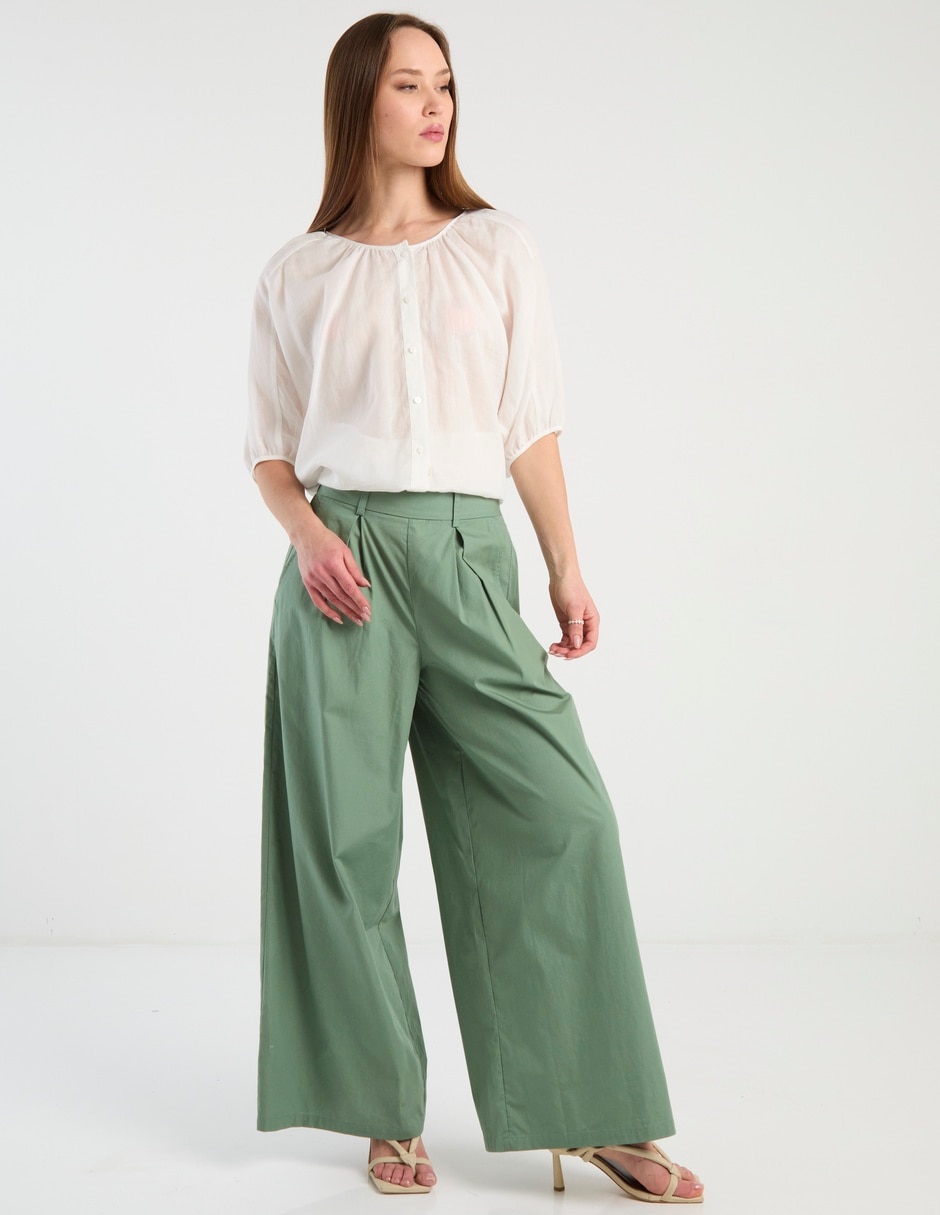 Pantalón relaxed amplio para mujer 3