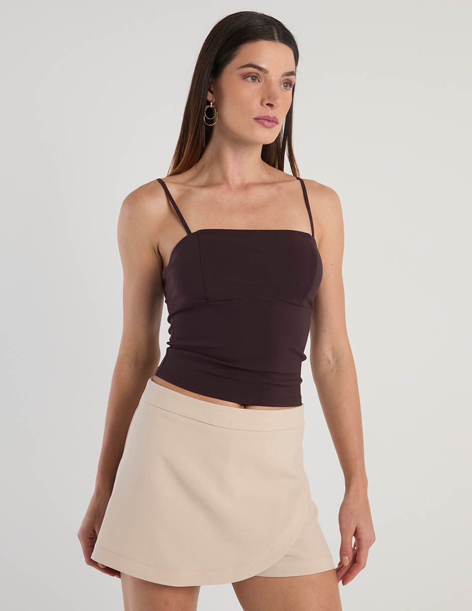 Top escote medio tirante ajustable 2