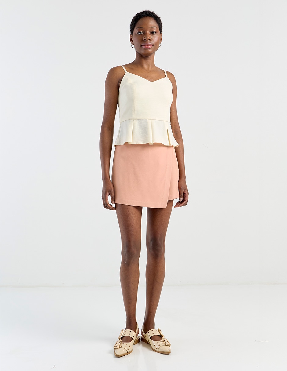 Falda short corto a la cintura 2