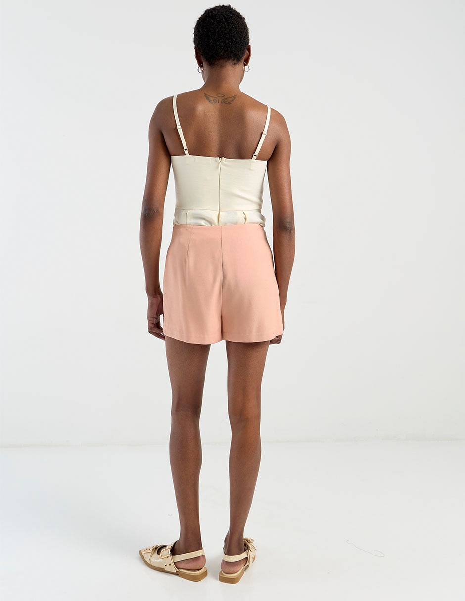 Falda short corto a la cintura 6