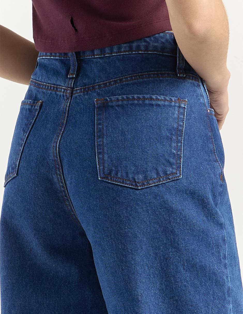 Jeans relaxed wide leg para mujer 5