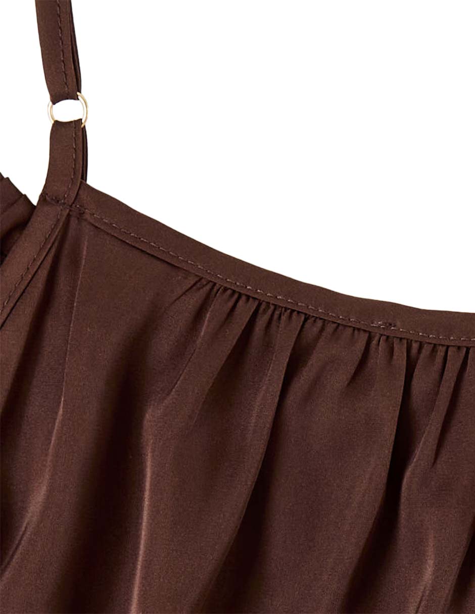 Top escote medio tirante ajustable 6