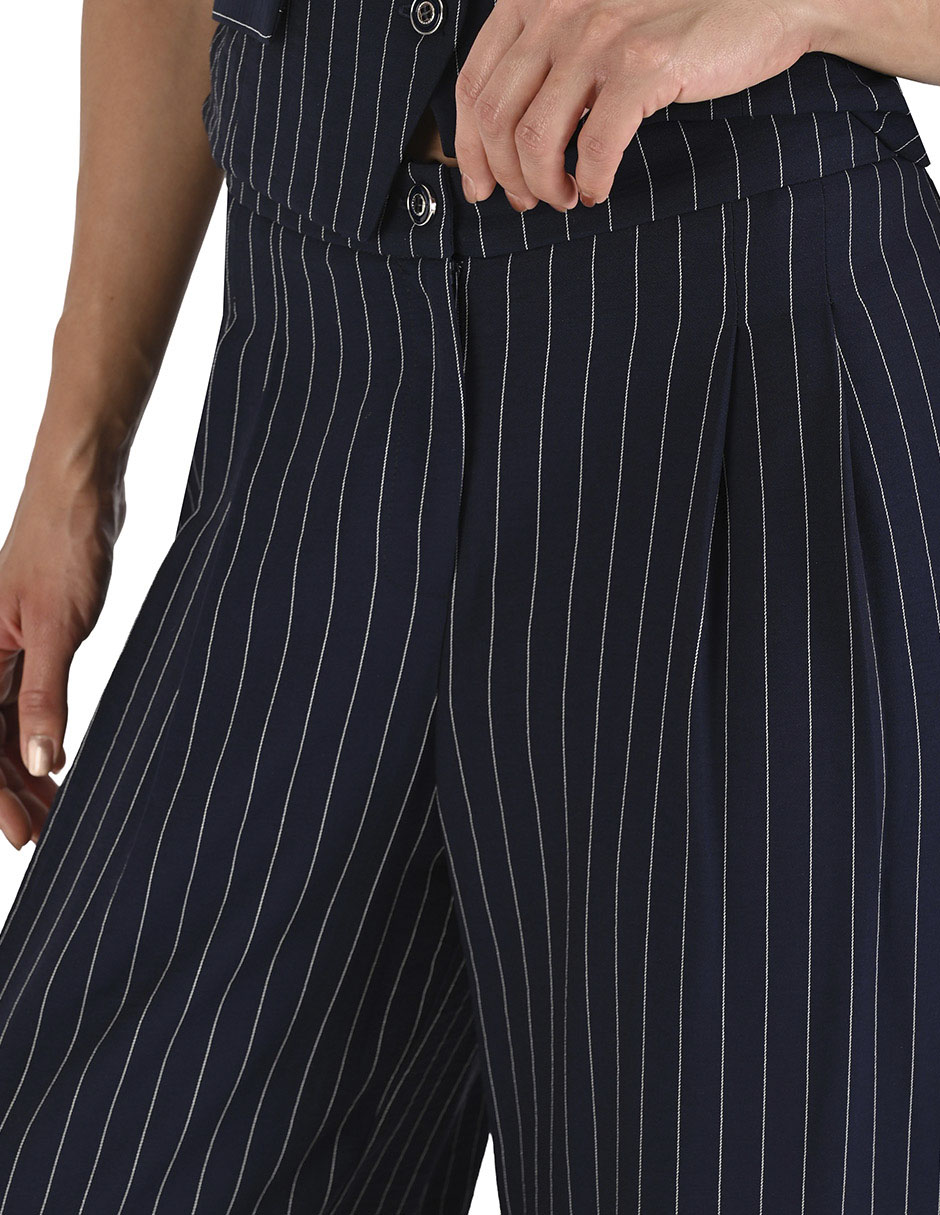 Pantalón de vestir amplio para mujer 4