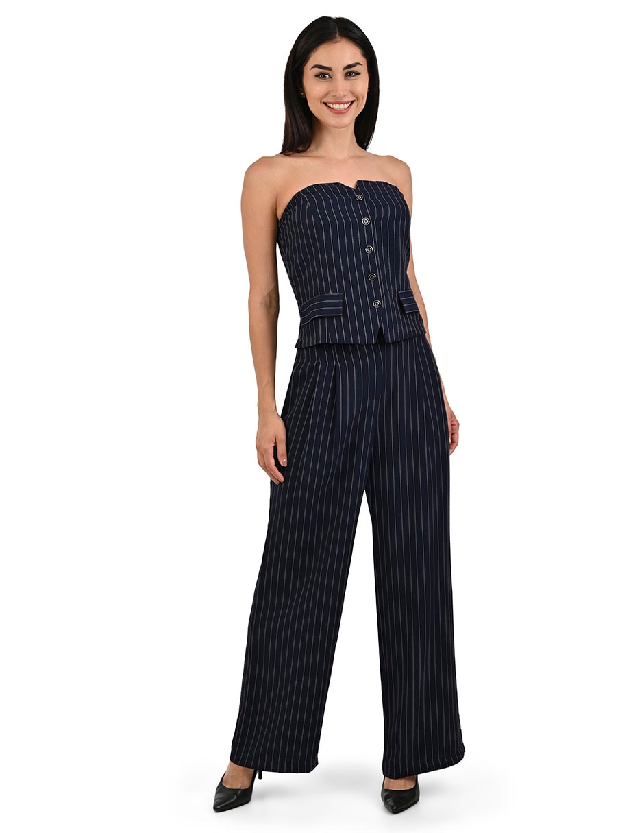 Pantalón de vestir amplio para mujer 5