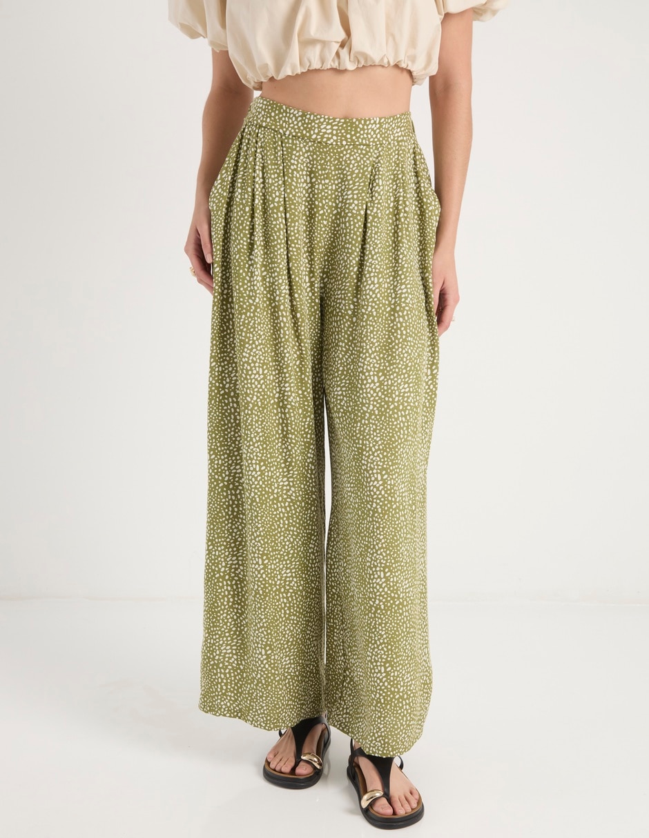 Pantalón relaxed wide leg  para mujer