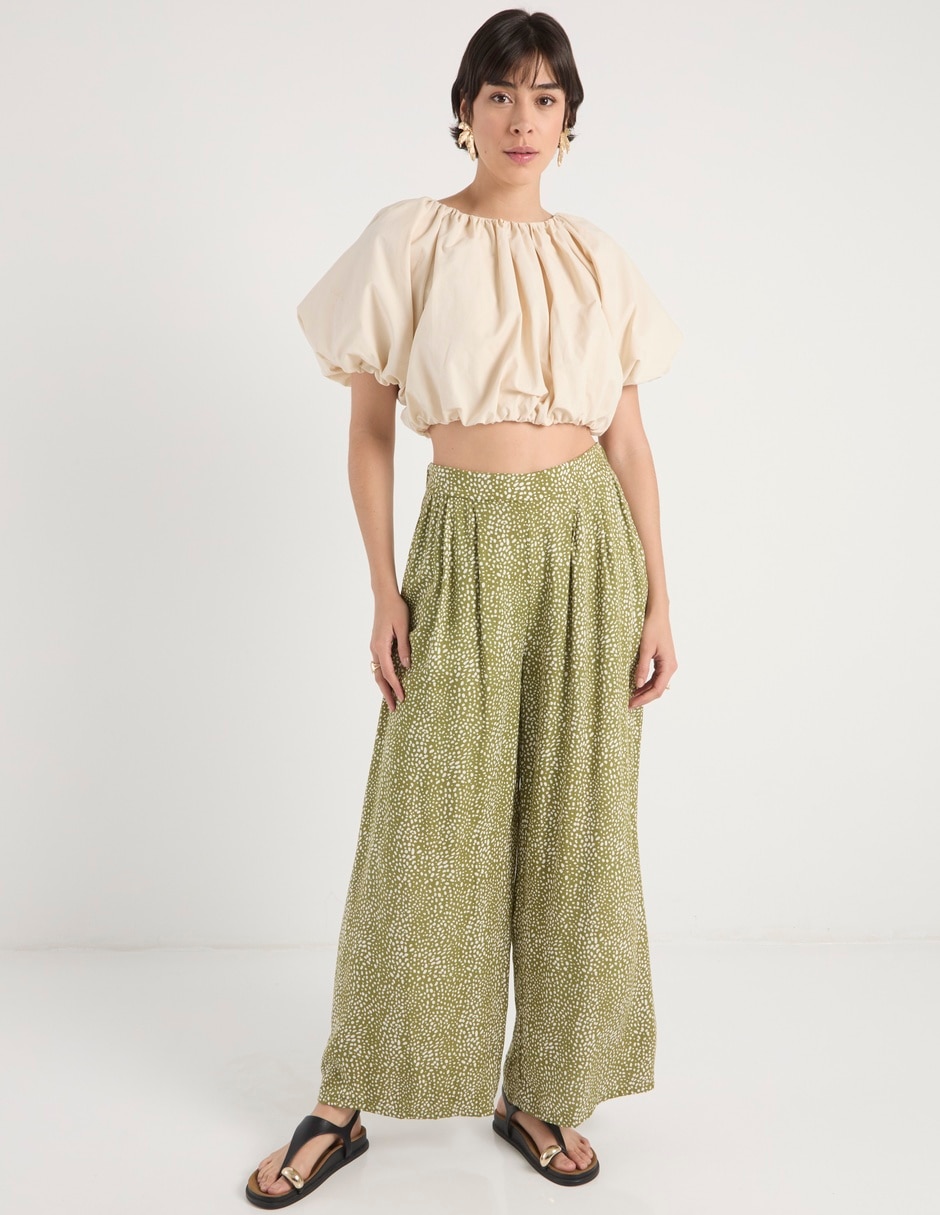 Pantalón relaxed wide leg  para mujer 2