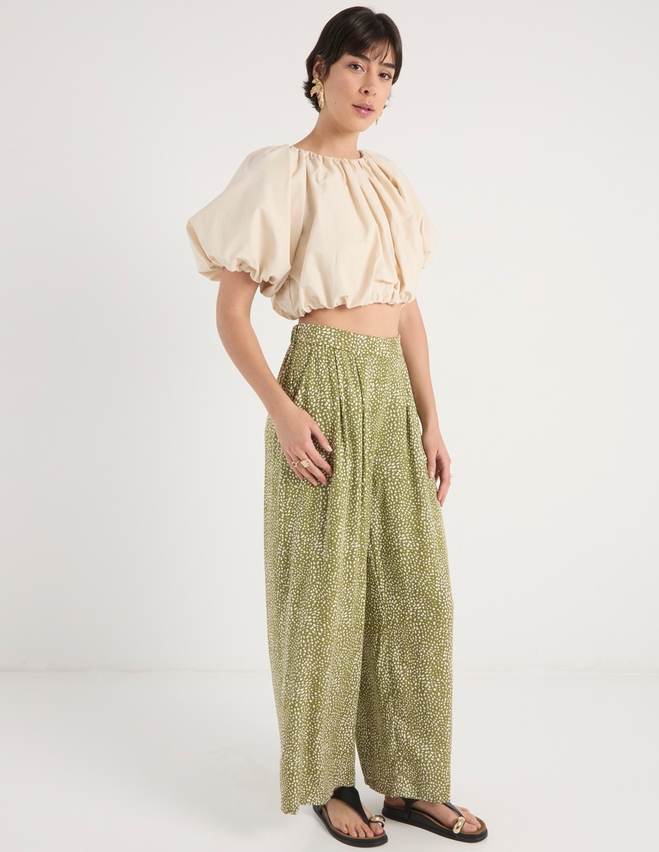Pantalón relaxed wide leg  para mujer 3