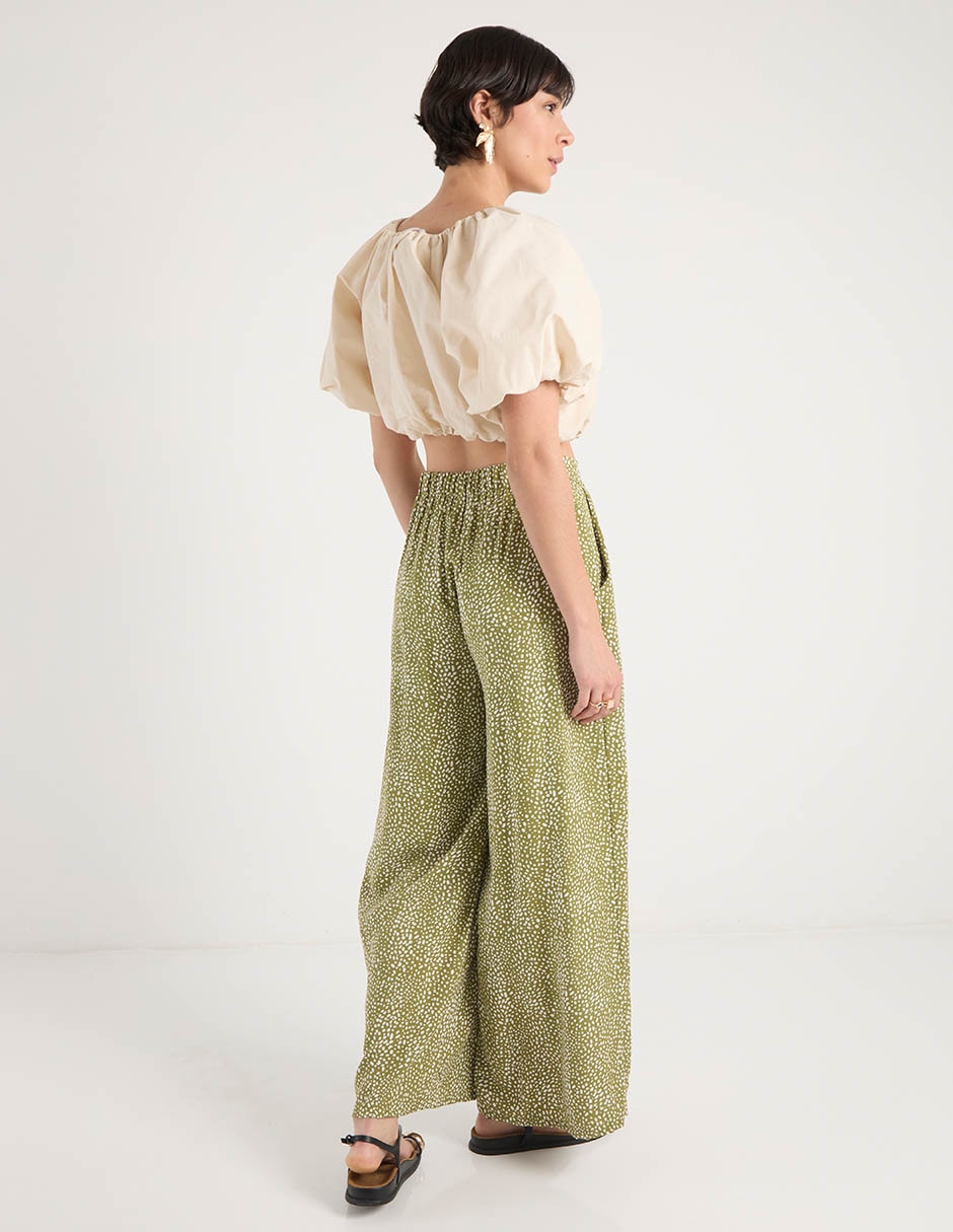 Pantalón relaxed wide leg  para mujer 6