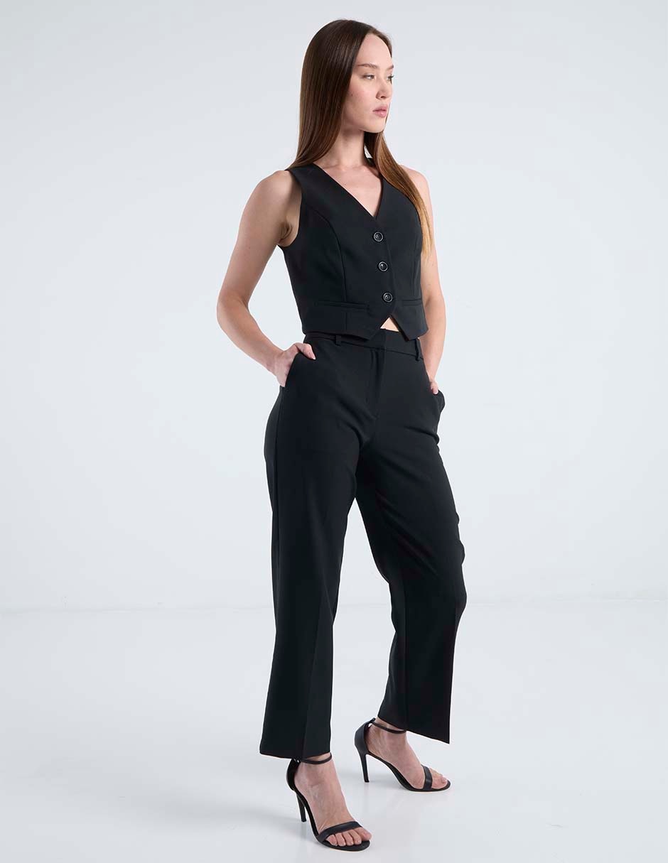 Pantalón de vestir amplio para mujer 3