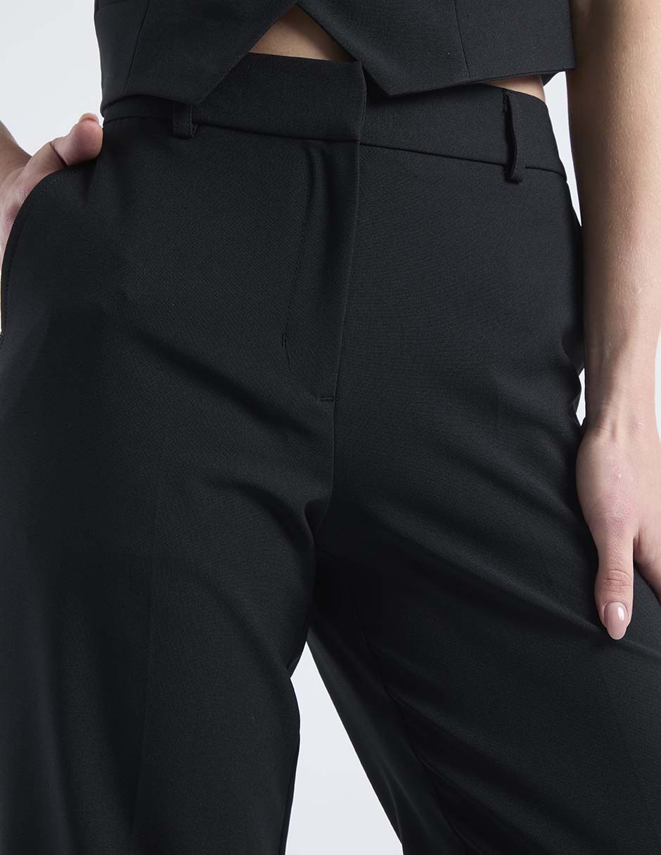 Pantalón de vestir amplio para mujer 4