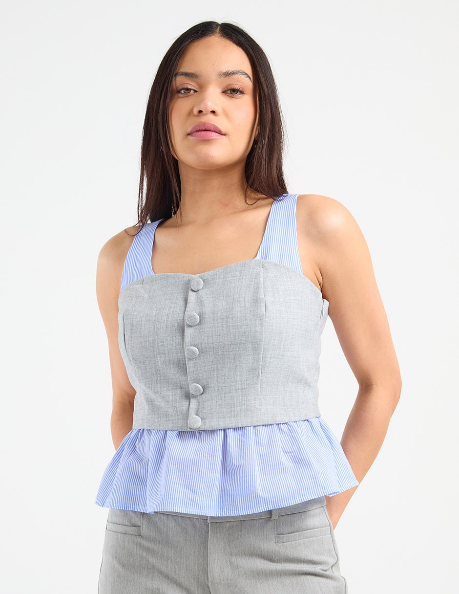 Blusa de tirantes para mujer