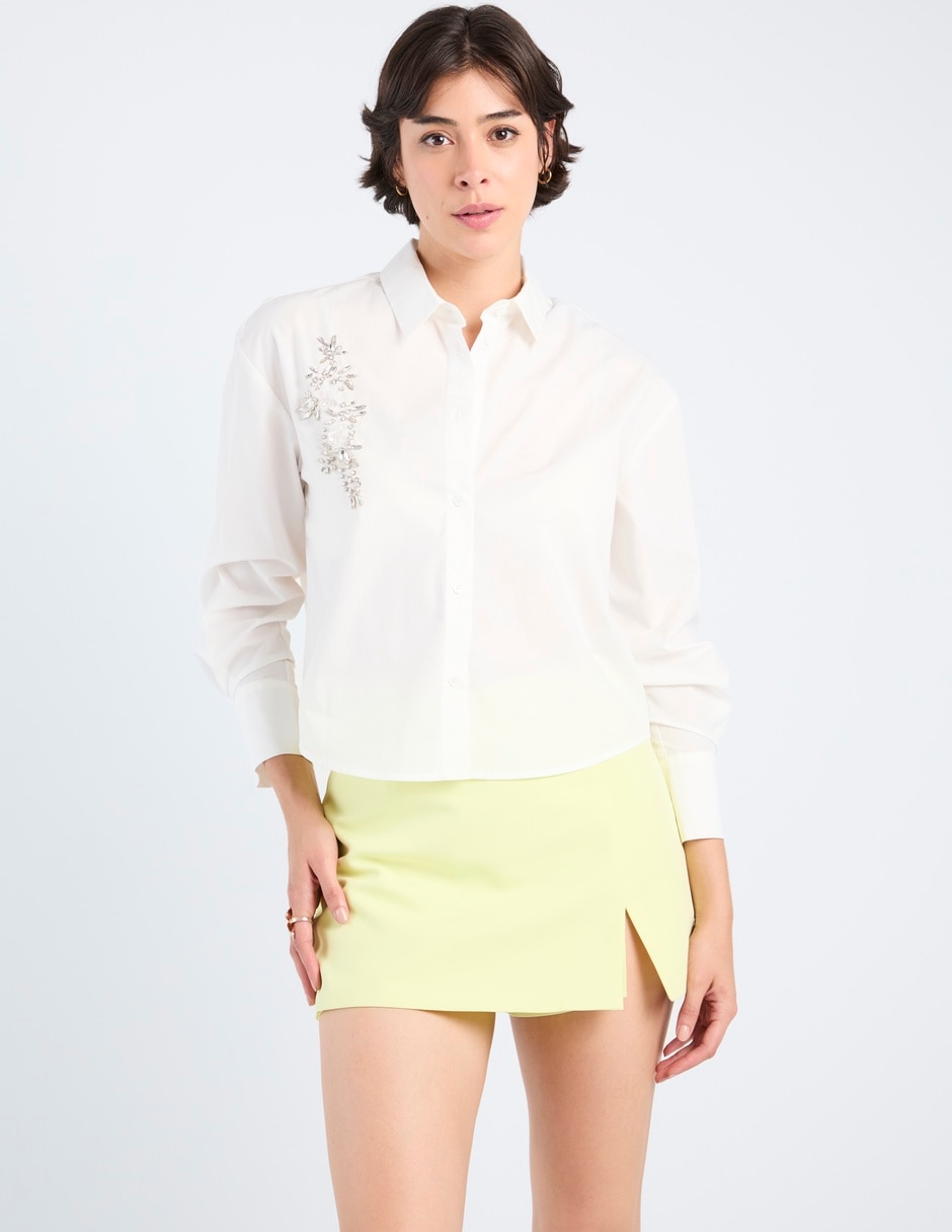 Falda short a la cintura Falda short a la cintura