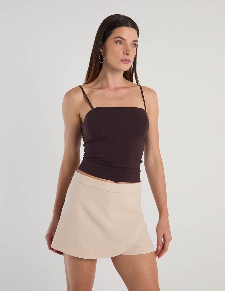 Falda short a la cintura 2